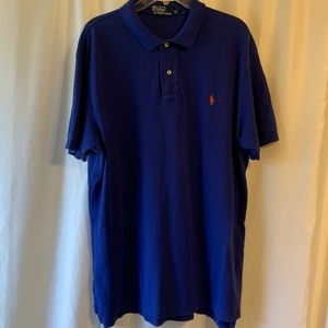 Polo Ralph Lauren Men’s Size XL Purple Short Sleeve Cotton Pullover Golf Shirt
